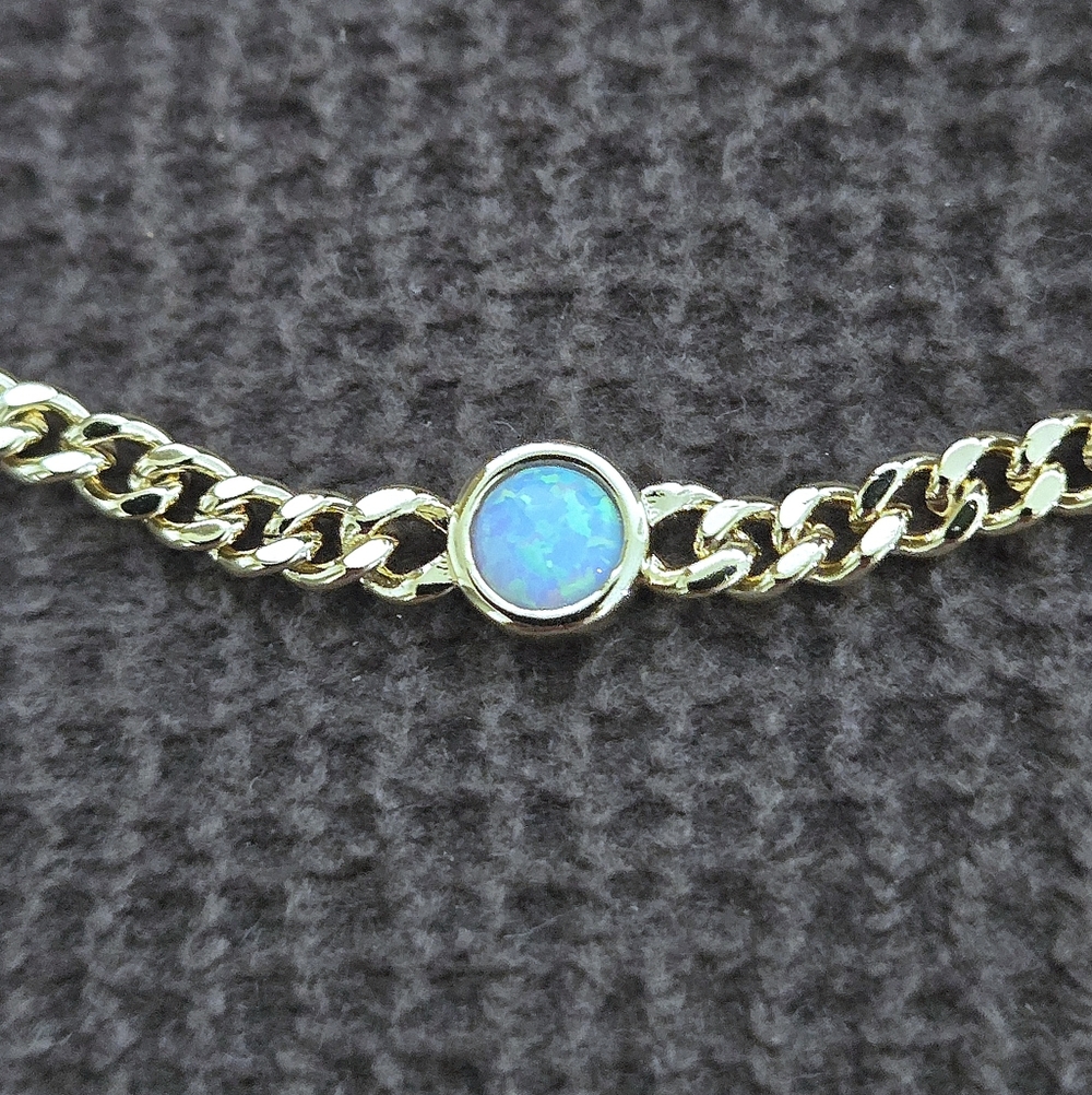 Neo Relique Light Blue🩵 Kyocera Opal Anklet🦶 - NIB - Picture 3 of 15